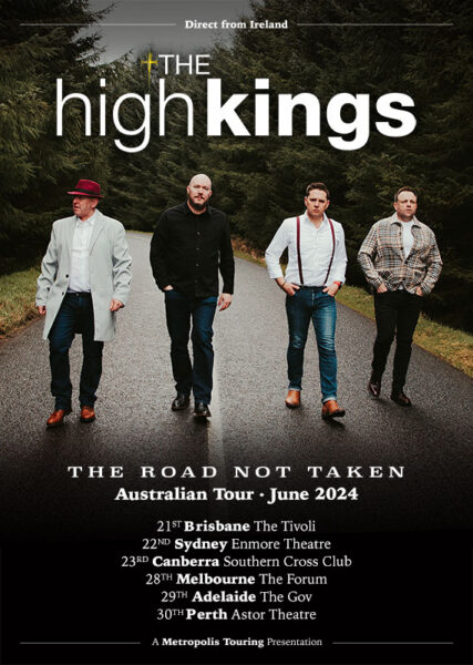 The High Kings - The Road Not Taken Tour Poster